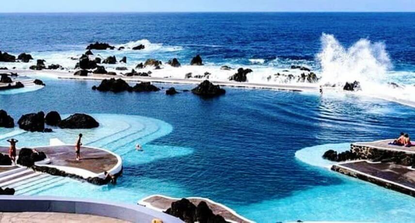 Things to do in Madeira Island with Kids - porto moniz pools